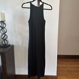 Athleta Midi Slimming Tank Dress in Black (Size XS)